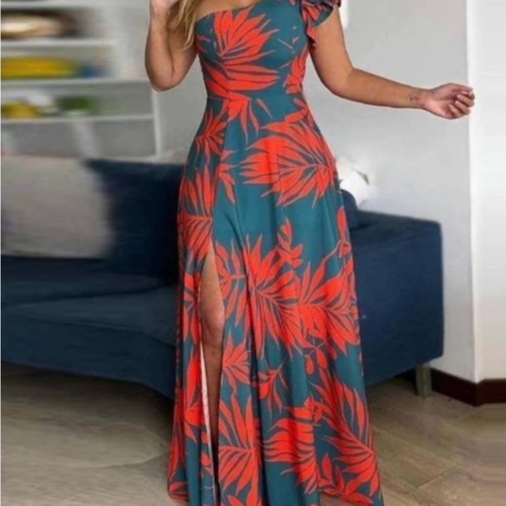 One-Shoulder Floral Dress | Size M | NWT